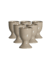 Ritzenhoff & Breker 6er Set Eierbecher Casa ø 5 cm in Grau
