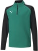 Puma Pullover "TeamLIGA 1/4 Zip Top Jr" in Grün