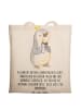 Mr. & Mrs. Panda Schultertasche Pinguin Kommunion mit Spruch in Creme