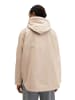 Marc O'Polo Cape-Jacke mit Kapuze relaxed garment-dyed in Linen Beige