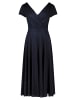 Vera Mont Cocktailkleid im Glitzer-Look in Dunkelblau/Grau