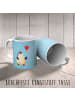Mr. & Mrs. Panda Kaffeetasse Pinguin Luftballon ohne Spruch in Eisblau