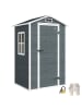Outsunny Geräteschuppen in Grau 128L x 104B x 196H cm
