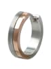 SilberDream Ohrringe Silber 925 Sterling Silber Bicolor gold/silber Creolen