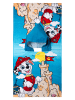 Paw Patrol Paw Patrol - Badeponcho Handtuch Badetuch mit Kapuze 50 x 100 cm in Mehrfarbig