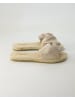 Espadrij Pantoletten in Beige