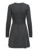 ONLY Strickkleid in Dark Grey Melange
