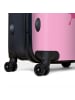 NoBoringSuitCases Suitcase, Koffer, Reisekoffer Schmetterling rosa weiß