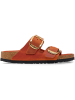 Birkenstock Sandale Big Buckle Oiled Leather in Orange