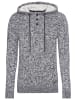 H.I.S. Kapuzenpullover in dunkelblau-melange