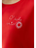 Oui T-Shirt in lipstick red