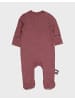 OrganicEra Baby Schlafstrampler in Bordeaux Melange