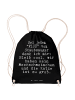 Mr. & Mrs. Panda wander rucksack Bei jedem "FLUB" vom... mit Spruch in Schwarz