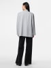 Pieces Oversize-Blazer in Light Grey Melange