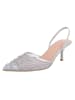 Ital-Design High Heel in Silber und Grau