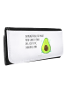 Mr. & Mrs. Panda Wallet Avocado Glücklich mit Spruch in Weiß