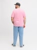 JACK & JONES PLUS T-shirt in Prism Pink