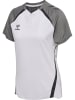 Hummel Druckknopf Polo Hmllead Damen in WHITE/STEEL GRAY