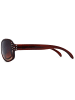 styleBREAKER Sonnenbrille in Braun / Braun Verlauf