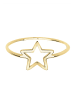 Elli Ring 375 Gelbgold Sterne in Gold