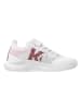 Kempa Hallen-Sport-Schuhe Kourtfly Kids in weiß/rot/schwarz