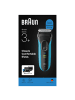Braun Elektrischer Rasierer „Series 3 3010BT“ in Black/Blue