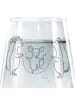 Mr. & Mrs. Panda Tumbler Glas Igel Seilhüpfen ohne Spruch in Transparent