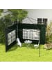 Outsunny Pavillon Seitenteile,293B x 193H cm,Dunkelgrün