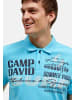 CAMP DAVID  Poloshirt 'Windsurfing' in hellblau