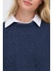 Oxmo Strickpullover OXFSANVI PU 1 in Blau