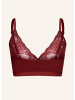 Erlich Textil  Alisa Big Cup Bustier mit Spitze große Cups aus Modal, Alisa Big Cup Bustier mit Spitze große Cups aus Modal - breites Unterbrustband, Alisa granatapfel mit Spitze große Cups aus Modal, Alisa salbei mit Spitze große Cups aus Modal in weinrot