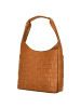 Seidenfelt SFM204 - Schultertasche 30 cm (caramel/gold) in caramel/gold