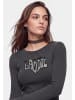 myMo ROCKS Women Longsleeve in Grey Stone Wash