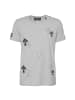 Roberto Geissini Diamond Cross T-Shirt Grau