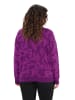 Ulla Popken Oversized-Pullover in violett