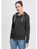 Oxmo Kapuzensweatjacke in grau