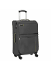 D&N Travel Line 6704 - 4-Rollen-Trolley M 65 cm erw. in grau