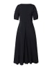 More & More feminines Baumwollmix- Maxikleid in black
