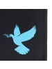 oxmox New Cryptan Geldbörse RFID Schutz 10 cm schwarz-freedom pigeon cyan