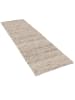 Pergamon Natur Teppich  Läufer Wolle Alaska Meliert in Braun