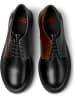 Camper Schnürschuhe " Dean " in Bordeaux Schwarz
