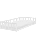Beliani Kinderbett AURIBEAU in Weiß - (W) 97 x (H) 41 x (L) 207 cm