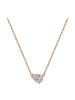 faina Women Necklace in Rose Gold White