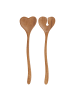 Butlers Salatbesteck-Set ACACIA Herz 2-teilig in Braun