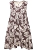 Ulla Popken Kleid in dunkles taupe