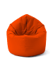 Lumaland Sitzsack 2-in-1-Sitzsack - 300l Füllung - 120 x 80 x 75 cm - Orange