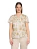 CARTOON Blusenshirt mit Rüschen in Nature/Green