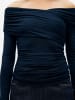 Object Off Shoulder Top in Sky Captain1