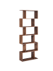 Beliani Bücherregal VALDOSA in Braun - (W) 70 x (H) 191 x (L) 24 cm
