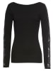 Melrose Strickpullover in schwarz